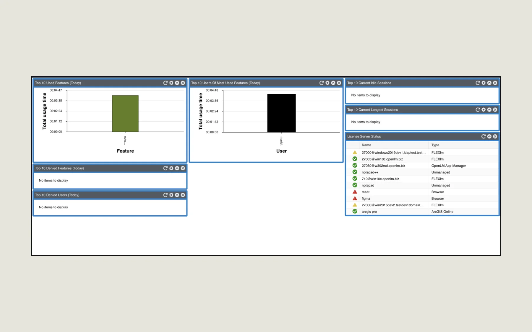 Homepage Dashboard — homepage, before