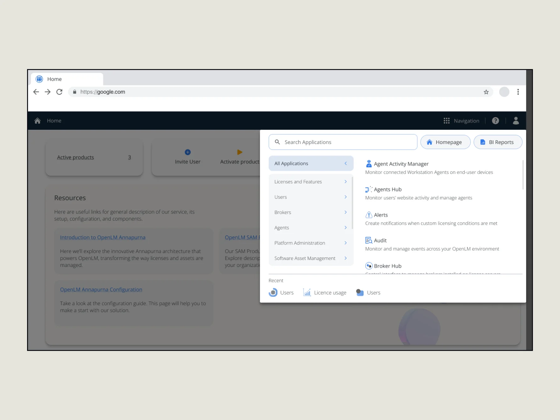 Shipped nav — flat services list, categories as optional filter